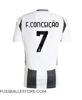 Günstige Juventus Francisco Conceicao #7 Heimtrikot 2024-25 Kurzarm